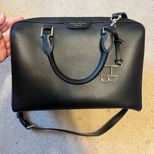 Henri Bendel Black Barrel Style Purse